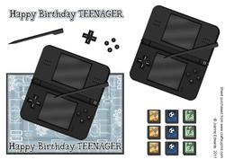 Happy Birthday Teenager - Handheld Console