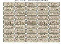 Ticket Sentiments - Birthday