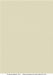 Cream Brick Wall Background Paper