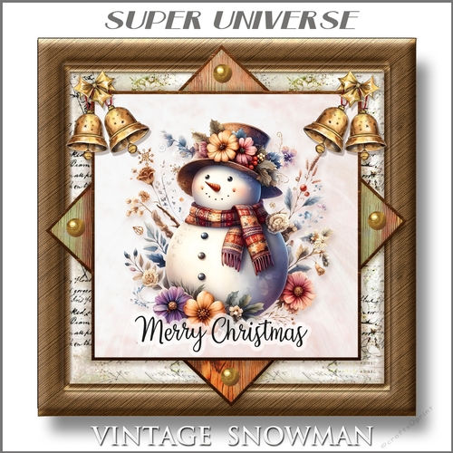Vintage Snowman Kit 1