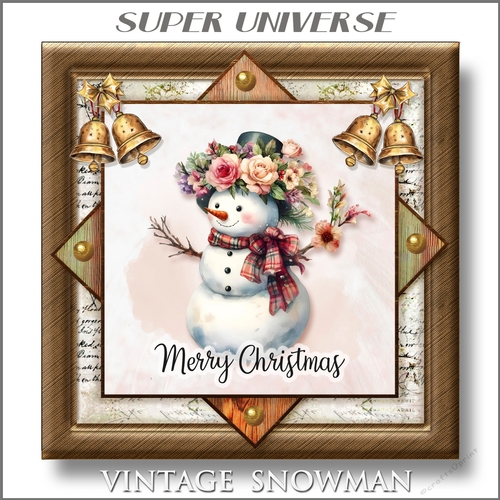 Vintage Snowman Kit 3