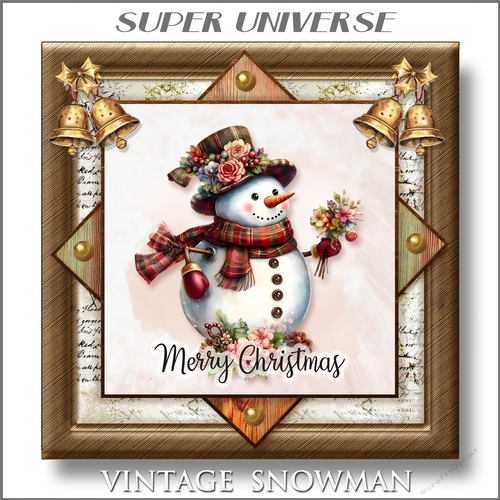 Vintage Snowman Kit 4