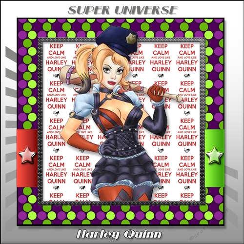 Harley Quinn Card Front Mini Kit 