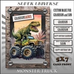 Monster Truck 5x7 Card Front Kit