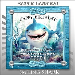 Smiling Shark 7x7 Card Front Kit