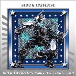 Hero Favorites Police Transformer Kit