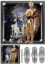 StarWars Card front Sheet 1