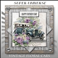 Vintage Floral Cars Mini Kit-2