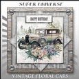Vintage Floral Cars Mini Kit-3