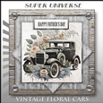 Vintage Floral Cars Mini Kit-5