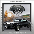 Mucle Cars Card Front Kit. 2