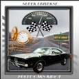 Mucle Cars Card Front Kit. 4