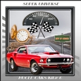 Mucle Cars Card Front Kit. 6