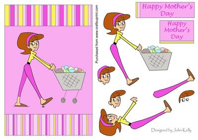 Happy Mother's Day Decoupage