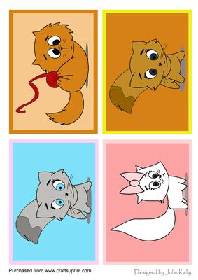 Cartoon Cat Toppers