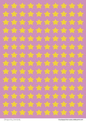 Stars (yellow & Pink)