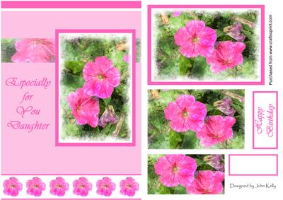 Petunias Especially for You Daughter - A5