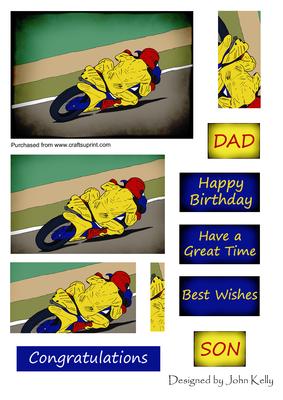 Motorbike 2 (yellow) - Pyramage