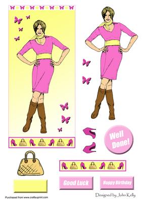 Cool Girl 1 (yellow) - Dl