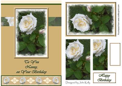 To You Nanny on Your Birthday (beige) - A5