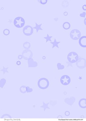 Hearts & Stars (baby Blue)