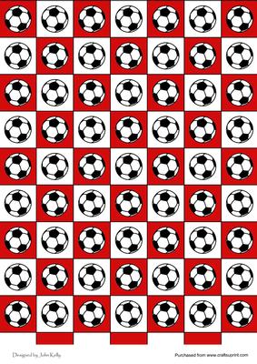 Footballs (red & White)