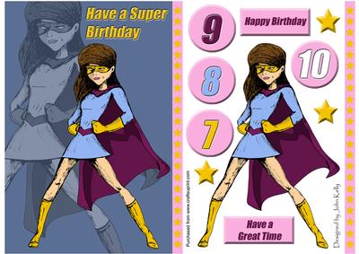 Supergirl! (blue) - A5