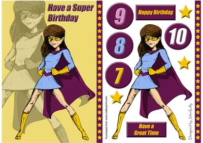 Supergirl! (yellow) - A5
