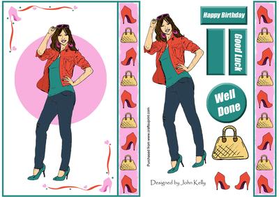 Cool Girl 1 (autumn Colours) - A5