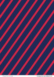 Diagonal Stripes (navy & Red)
