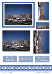 Harbour (blue Border) - Pyramage