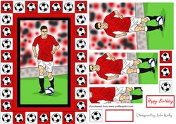 Footballer (red) - A5