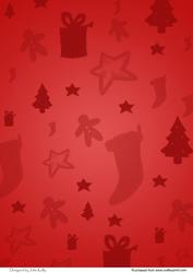 Christmas Silhouettes (red)