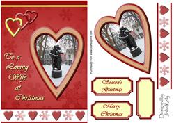 To a Loving Wife at Christmas (red) - A5