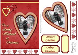 To a Loving Husband at Christmas (red) - A5