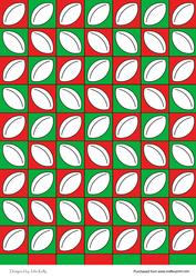 Rugby Balls (red & Green)