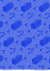 Handyman Backing Paper (blue)