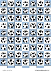Footballs (sky Blue & White)