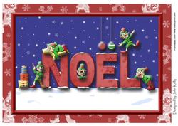 Christmas Elves (red) - A4