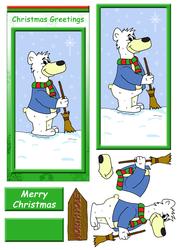 Polar Bear (green) - Dl