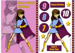 Supergirl! (pink) - A5