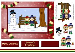 Kids Christmas (red) - A5