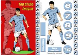 Sky Blue Footballer 3 - Top of the League (a5)
