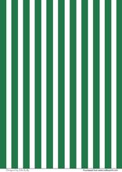 Stripes (green & White)