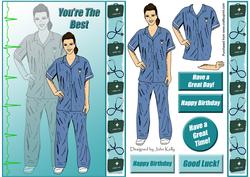 Nurse (blue Uniform) - A5
