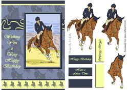Showjumping (navy) - A5