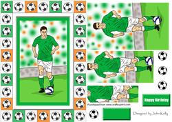 Footballer (green) - A5