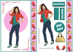 Cool Girl 1 (autumn Colours) - A5