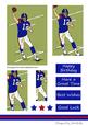 American Football 1 (blue, White & Red) - Pyramage