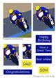 Motorbike 1 (blue) - Pyramage